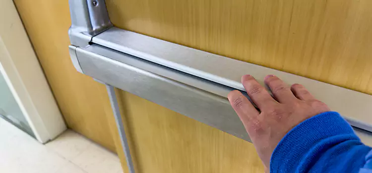 Installing a Push Bar on a Door Smithtown